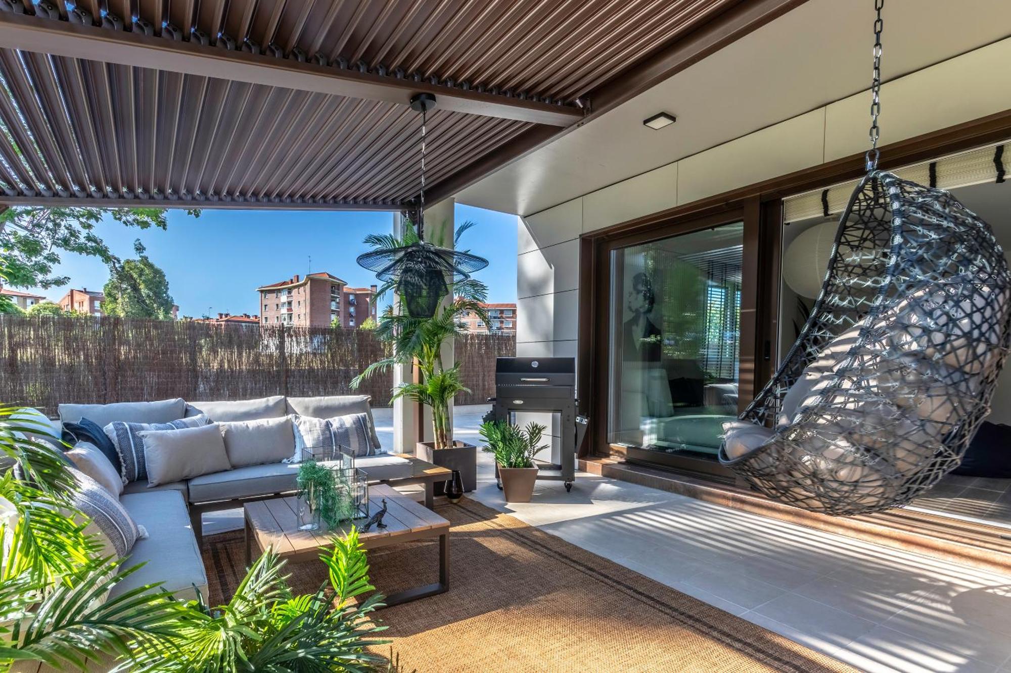 Akomodat En Precioso Y Moderno Con Jardin Y Parking Getxo Exterior photo